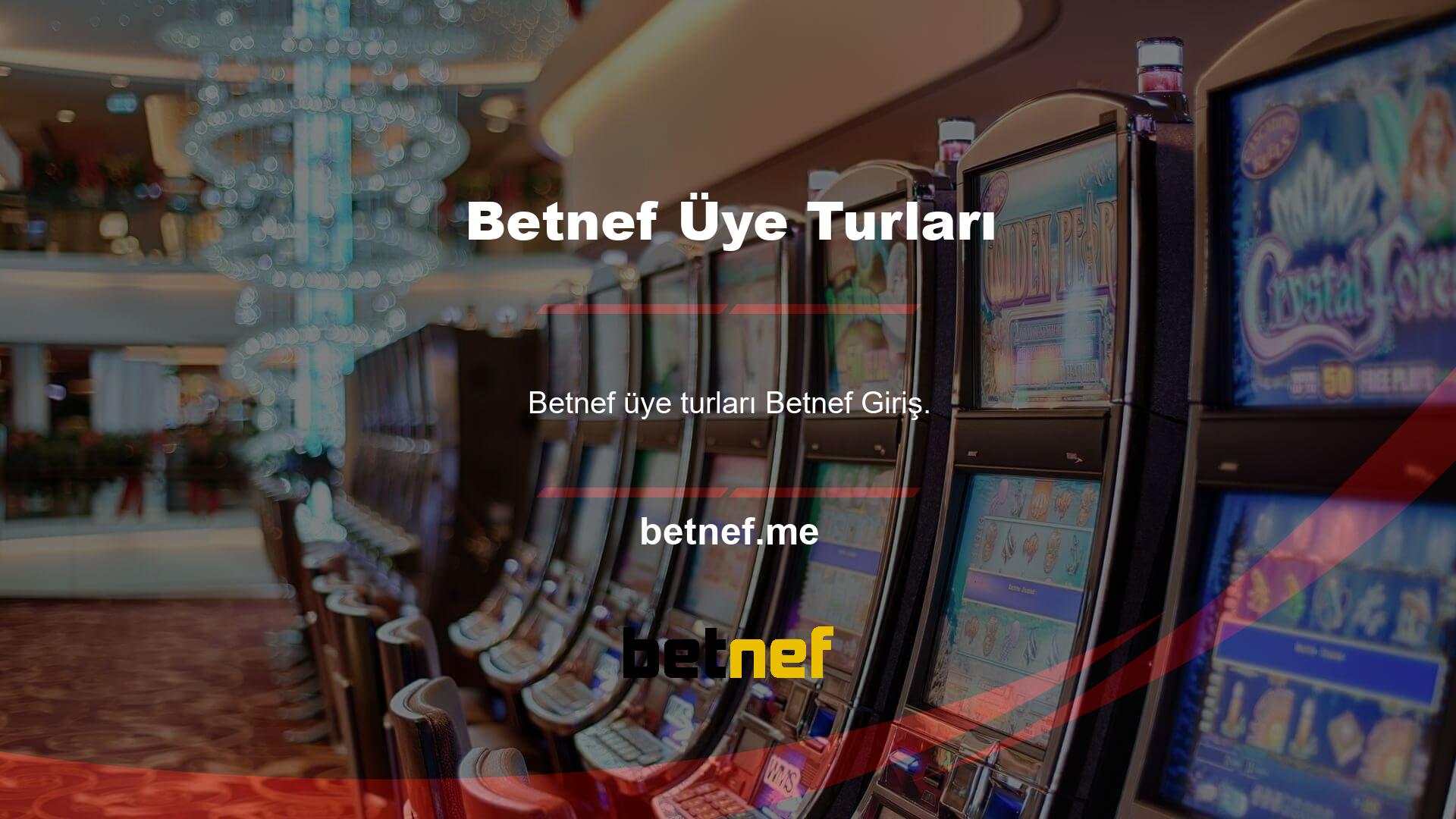 Betnef üyeleri için birçok tur ve yarışmaya sahip büyük bir spor kitabıdır
